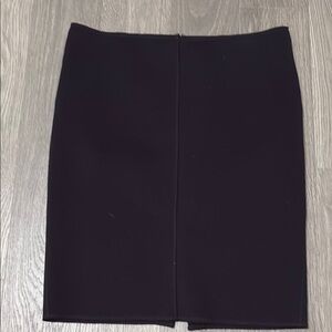 Ann Taylor Classic Black Ponte Pencil skirt size 16